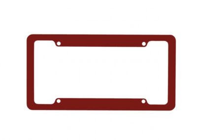 Red License Plate Frames